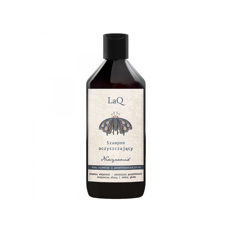 LaQ oczyszczający Szampon do włosów z Niacynamidem 300 ml