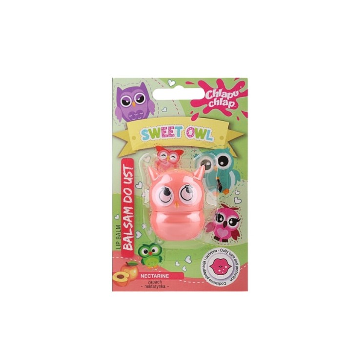 Chlapu Chlap Sweet Owl Balsam do ust Nektarynka 7 g