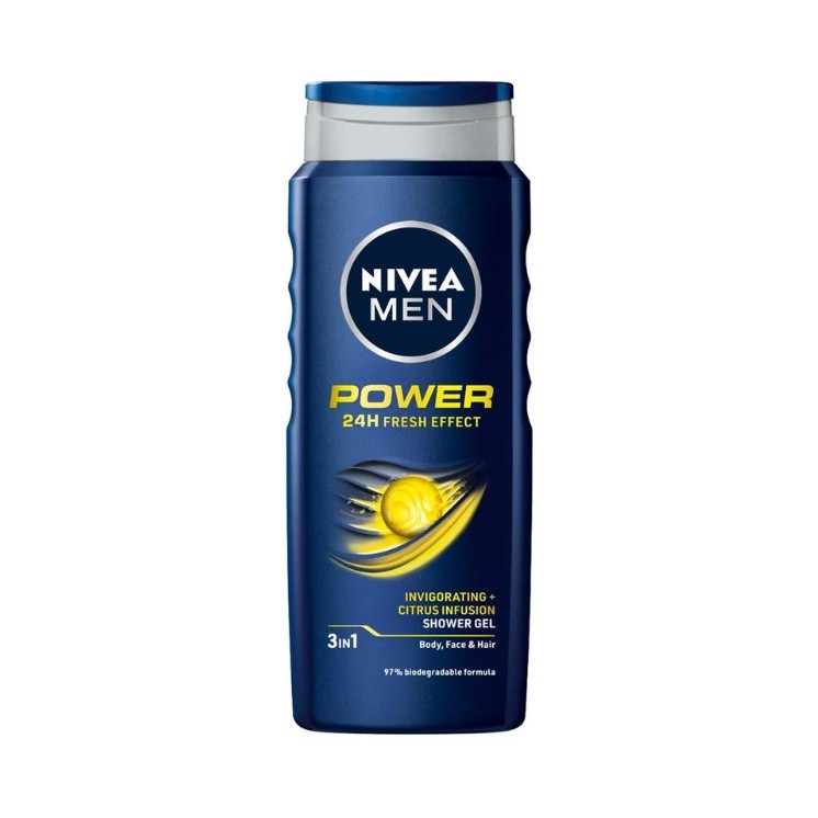 NIVEA MEN Żel pod prysznic Power Fresh Effect 500 ml