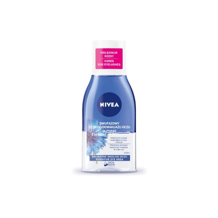 Двофазний засіб для зняття макіяжу з очей Sensitive Nivea 125 мл