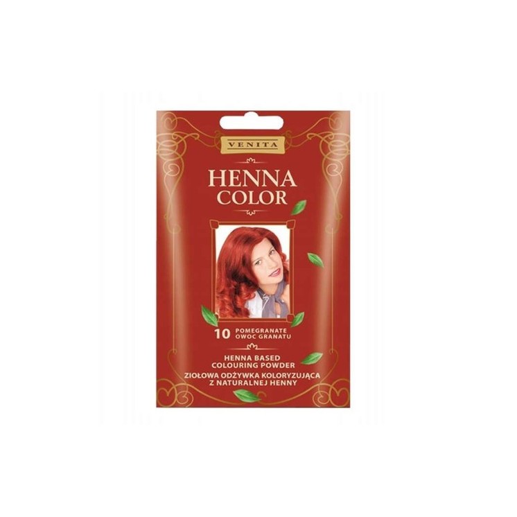 Venita Henna Color Kräuterfärbender Conditioner mit natürlichem Henna /10/ Granatapfelfrucht 25 g