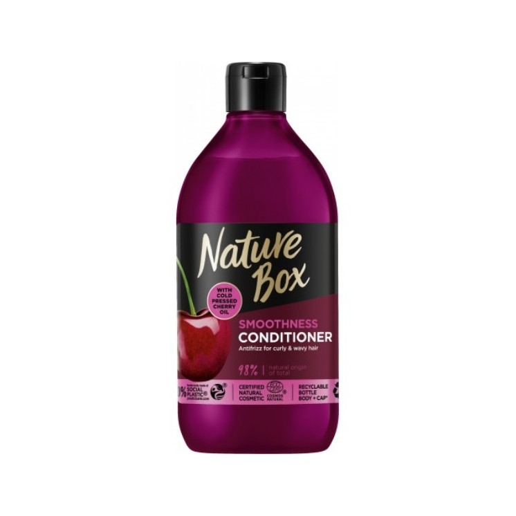 Nature Box Odżywka do włosów z olejkiem wiśniowym 385 ml