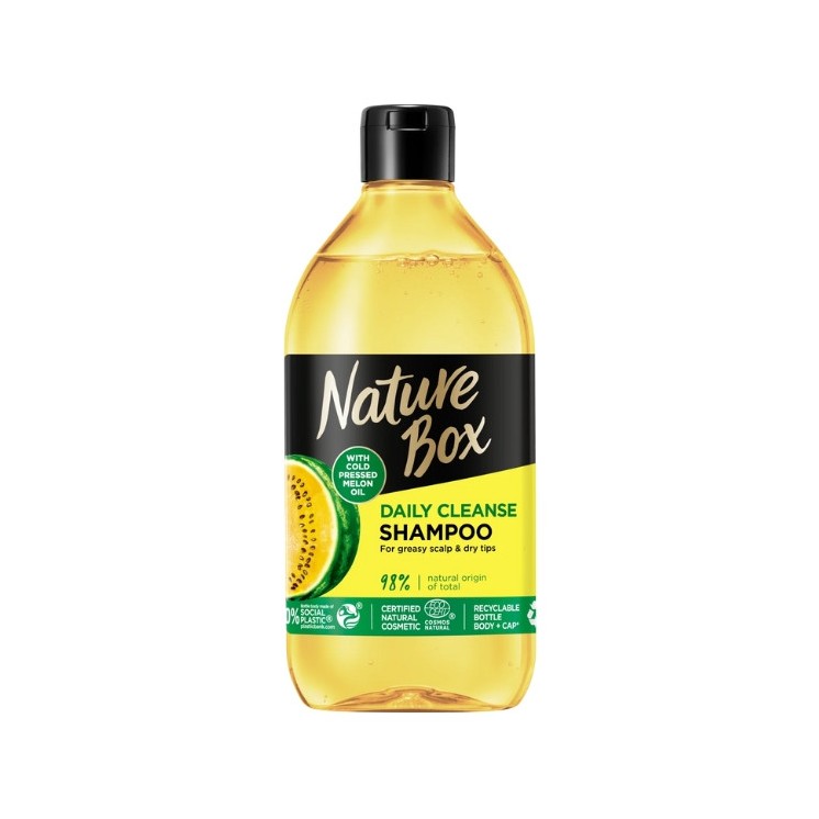 Nature Box Szampon do włosów z olejkiem z Melona 385 ml