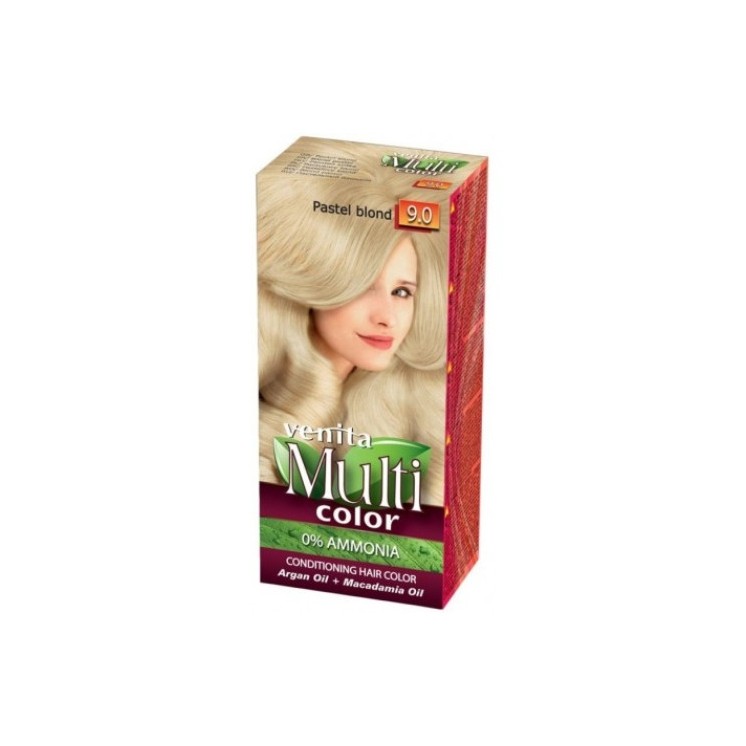 Venita Multi Color Farba do włosów /9.0/ Pastelowy Blond 50 ml