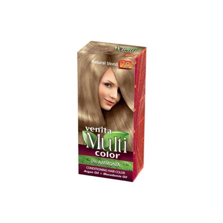 Venita Multi Color Farba do włosów /7.0/ Naturalny Blond 50 ml