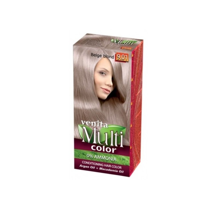 Venita Multi Color Farba do włosów /9.01/ Beżowy Blond 50 ml