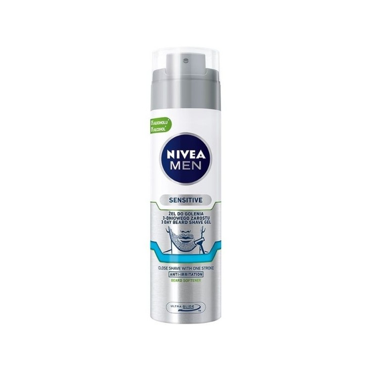 Nivea Men Żel do golenia 3-dniowego zarostu 200 ml
