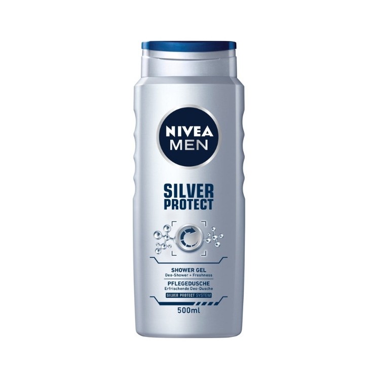 NIVEA MEN Silver Protect Duschgel 500 ml