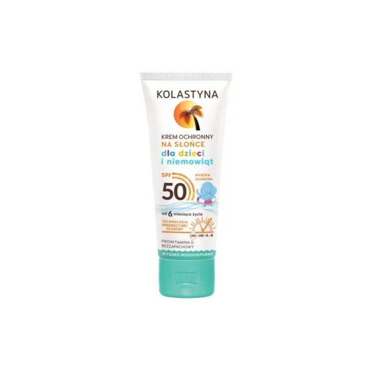 Kolastyna ochronny Krem na słońce dla dzieci i niemowląt SPF50 75 ml