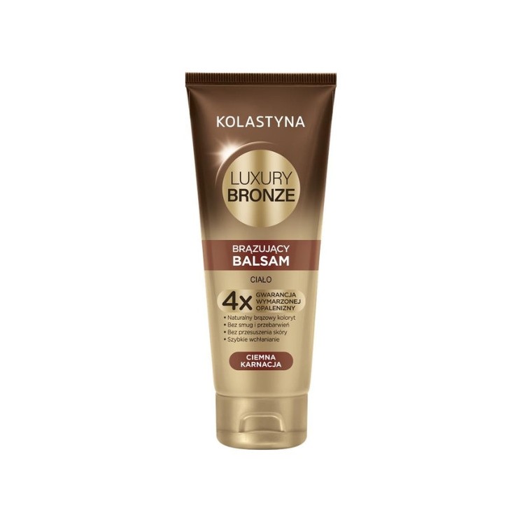 Kolastyna Luxury Bronze brązujący Balsam do ciała Ciemna karnacja 200 ml