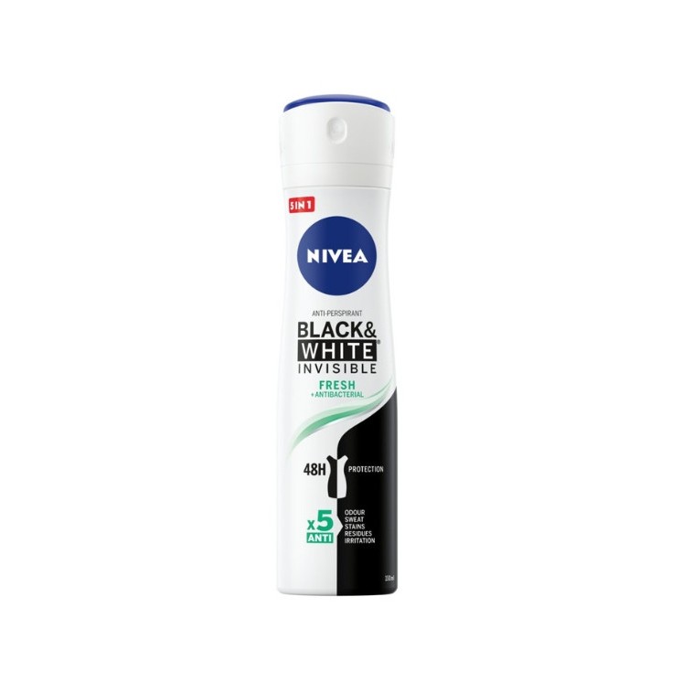 Nivea Dezodorant w spray'u Black & White Invisible Fresh 150 ml