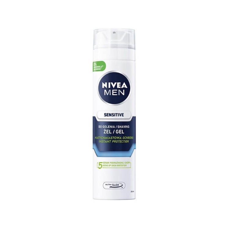 Nivea Men łagodzący Żel do golenia Sensitive 200 ml
