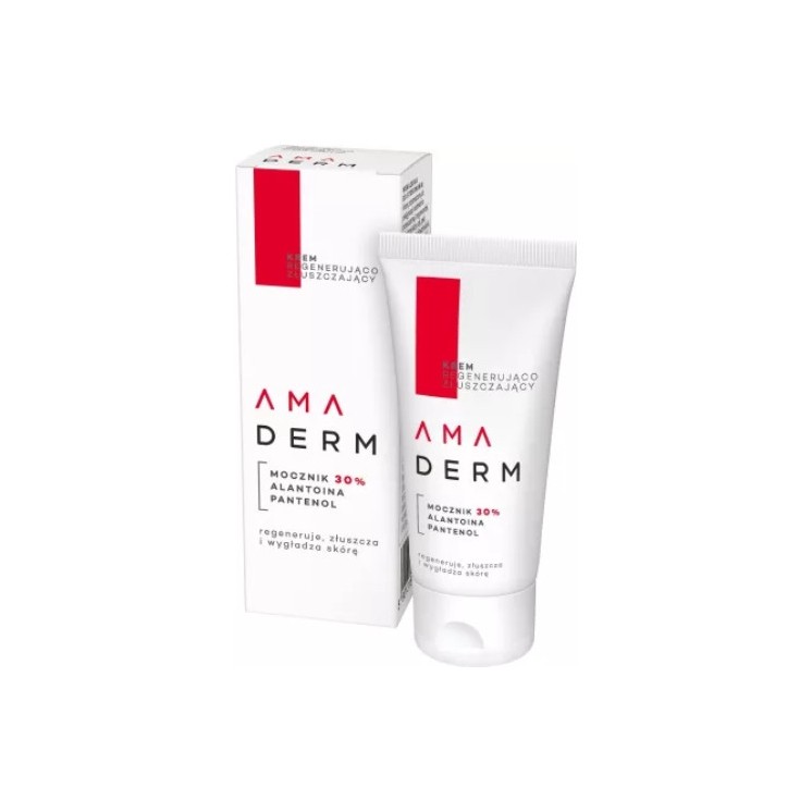 Amaderm intensiv peelende Creme zur Hautpflege von Füßen, Ellenbogen und Knien 50 ml