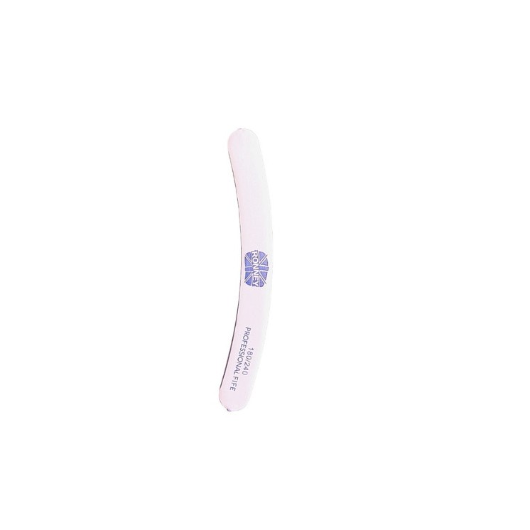 Ronney Professional Premium Nagelfeile Banan White 180/240 1 Stück
