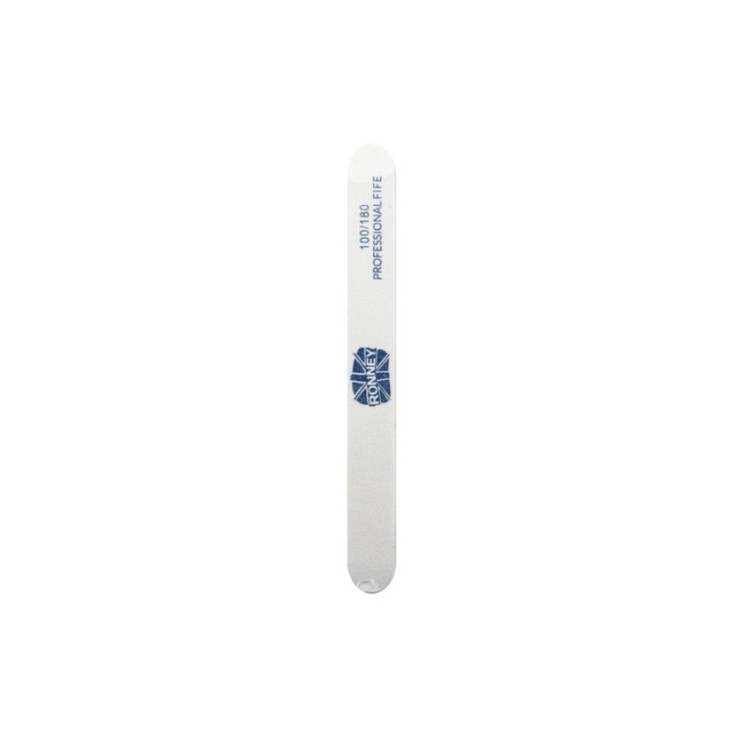 Ronney Professional Premium Nagelfeile Straight White 100/180 1 Stück