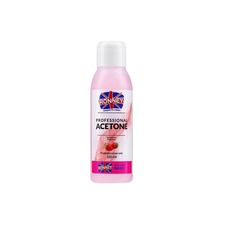 Ronney Professional Aceton do paznokci Truskawka 100 ml