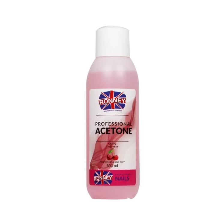 Ronney Professional Aceton do paznokci Wiśnia 500 ml
