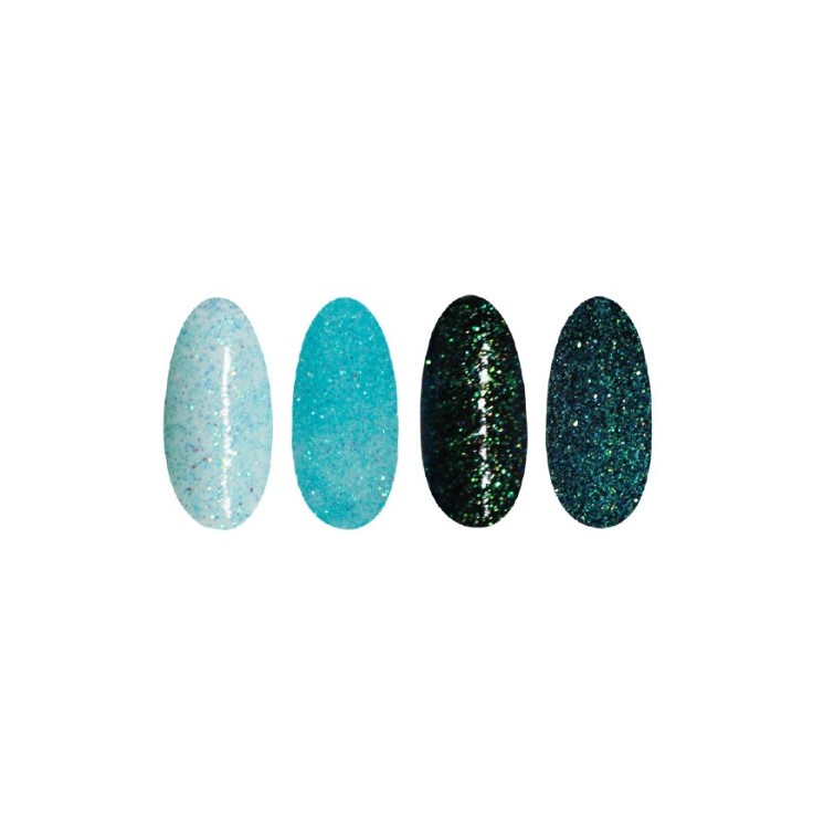 Ronney Glitter Nagelpulver /36/ Blau