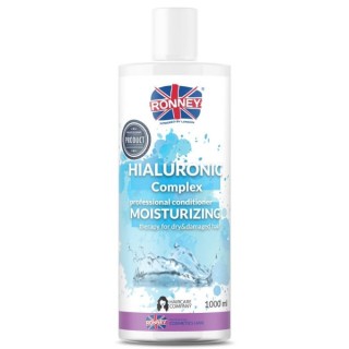 Ronney Professional feuchtigkeitsspendender Hialuronic Complex Conditioner für trockenes und strapaziertes Haar 1000 ml Ronney Professional feuchtigkeitsspendender Hialuronic Complex Conditioner für trockenes und strapaziertes Haar 1000 ml
