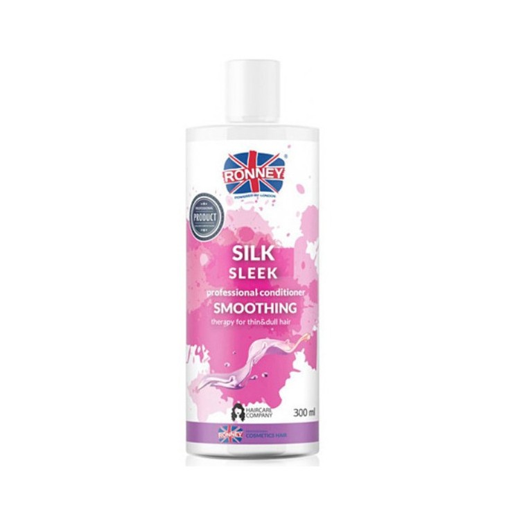 Ronney Professional wygładzająca Odżywka do włosów cienkich i matowych Silk Sleek 1000 ml
