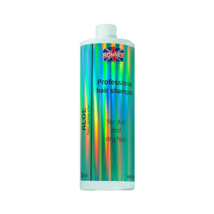 Ronney Professional Holo Shine Star nawilżający Szampon do włosów suchych i matowych Aloe 1000 ml