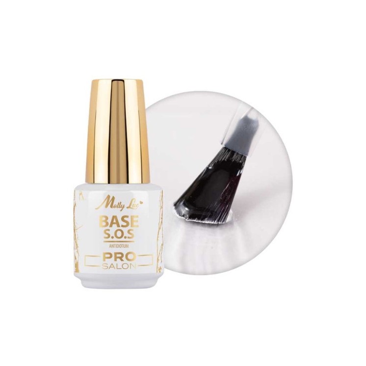 MollyLac Pro Salon Base S.O.S. Antidotum Baza hybrydowa 15 ml