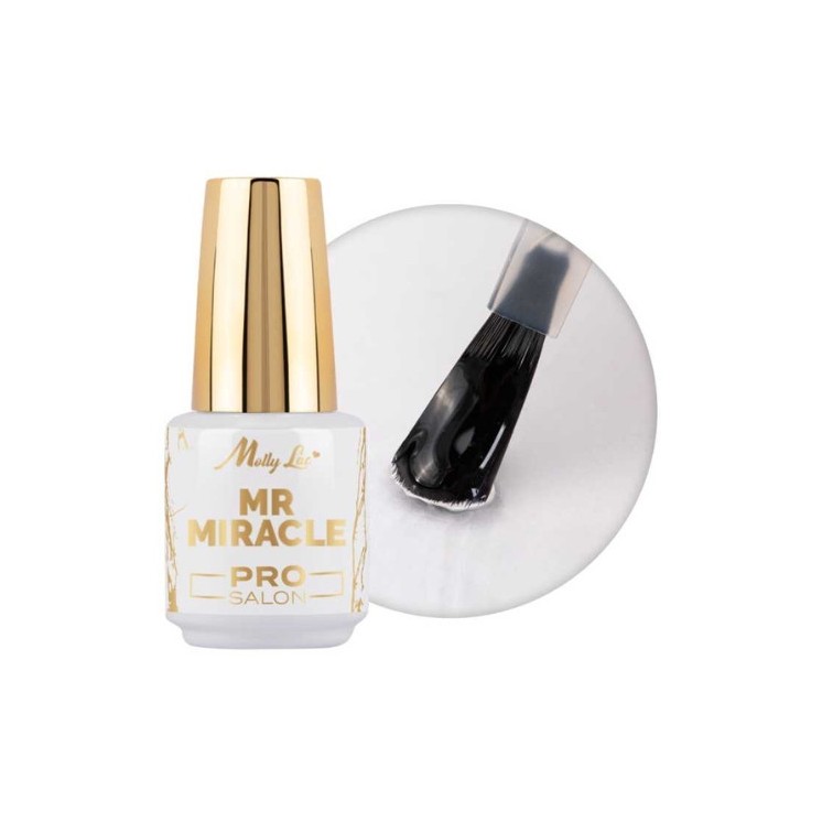 MollyLac Pro Salon Top no wipe Mr Miracle do lakierów hybrydowych 15 g