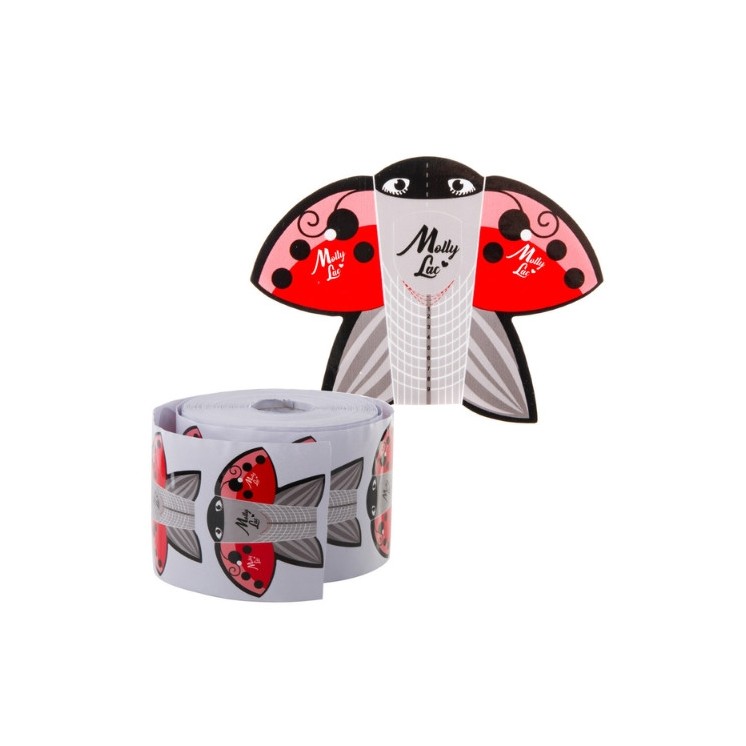 MollyLac Szablony formy Ladybug Biedronka 500 sztuk