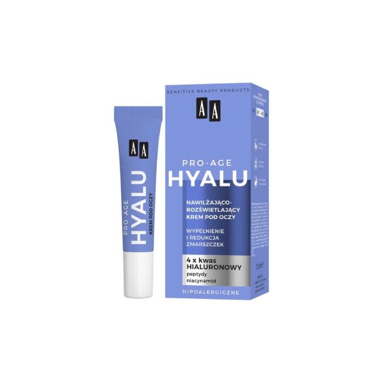 AA Hyalu Pro-Age feuchtigkeitsspendende und leuchtende Augencreme 15 ml