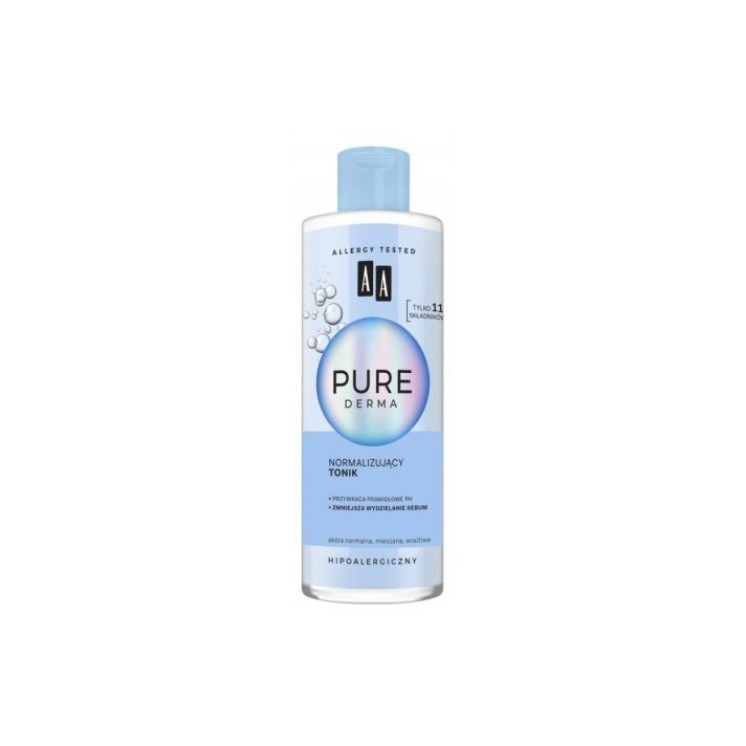 AA Pure Derma normalizujący Tonik do twarzy 200 ml