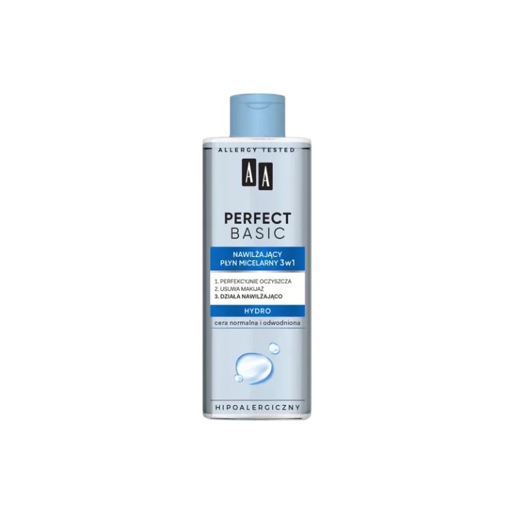 AA Perfect Basic 3w1 nawilżający Płyn micelarny Hydro 200 ml