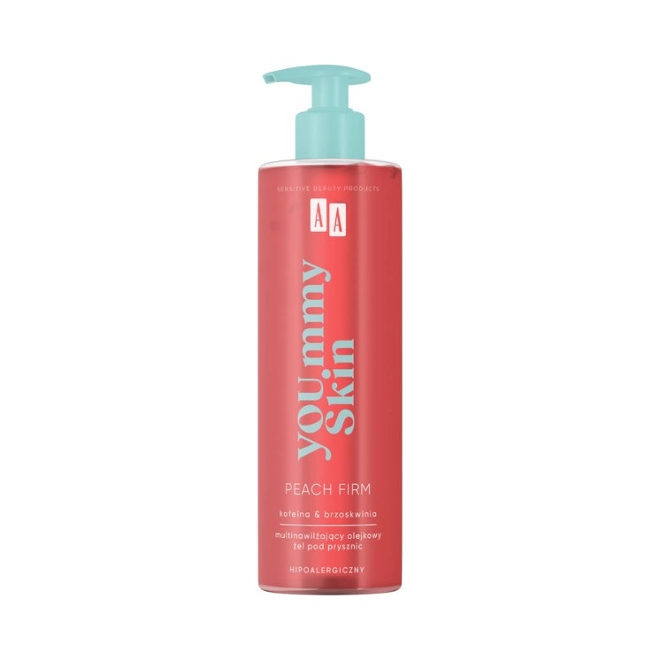 AA Yoummy Skin Peach Firm multi-moisturizing oil shower gel 400 ml