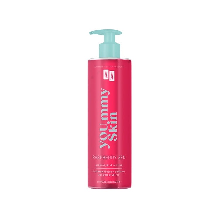 AA Yoummy Skin Raspberry Zen multi-moisturizing oil shower gel 400 ml