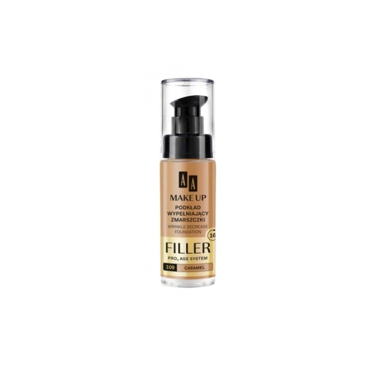 AA Make Up Filler Podkład do twarzy wypełniający zmarszczki /109/ Caramel 30 ml