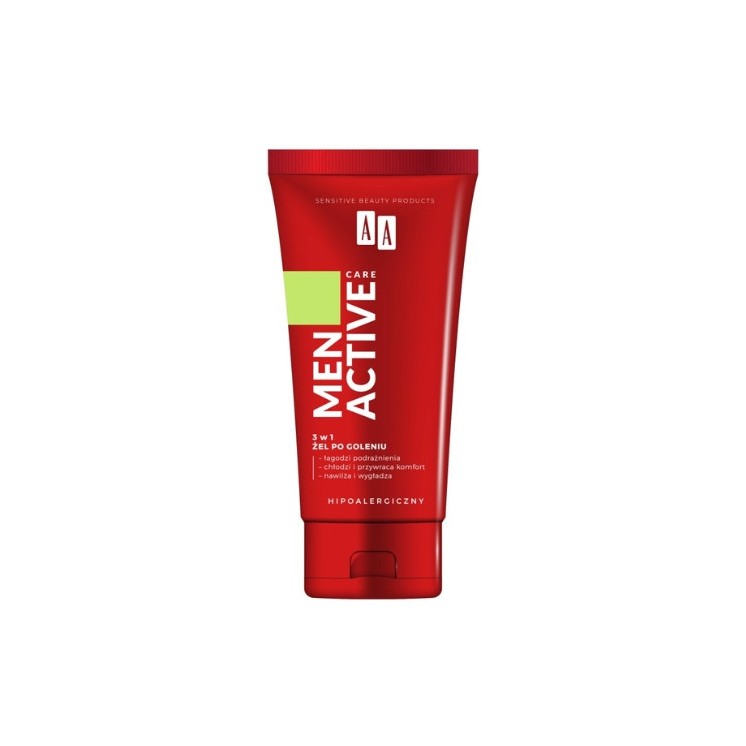 AA Men Active Care 3w1 Żel po goleniu 100 ml