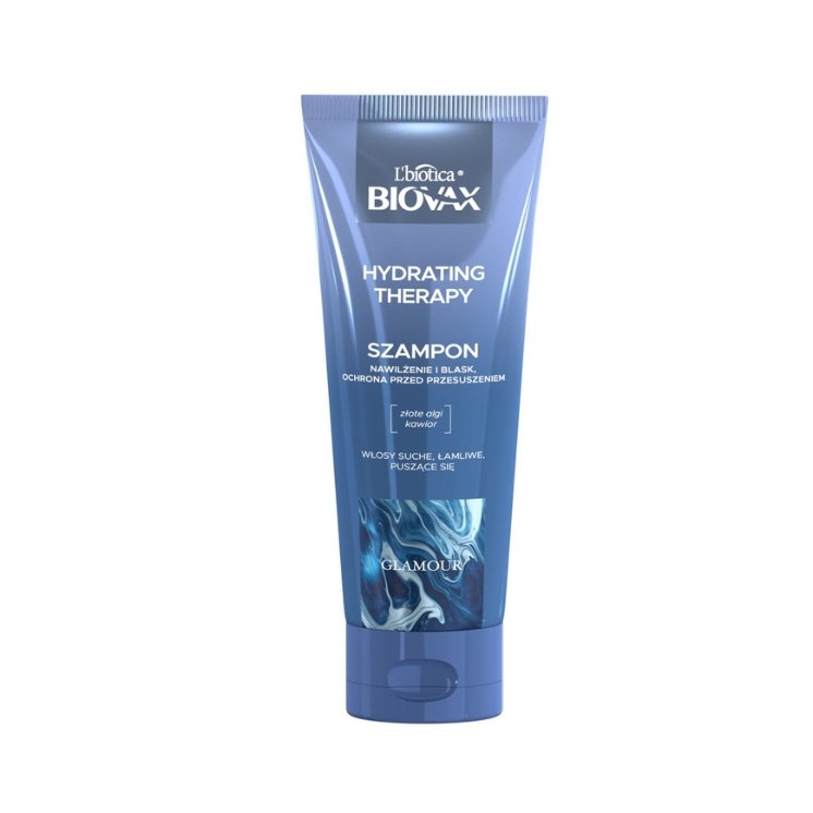 BIOVAX Hydrating Therapy Szampon do włosów Glamour 200 ml