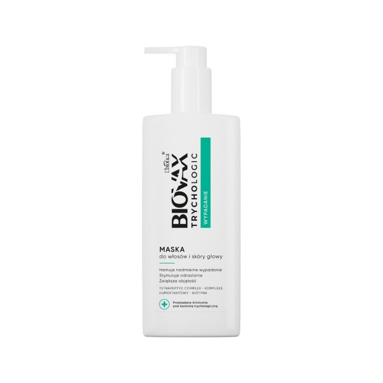 BIOVAX Trychologic Maska do włosów i skóry głowy Wypadanie 200 ml