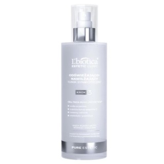 L'biotica Pure Estetic erfrischendes und feuchtigkeitsspendendes synbiotisches Gesichtswasser 200 ml