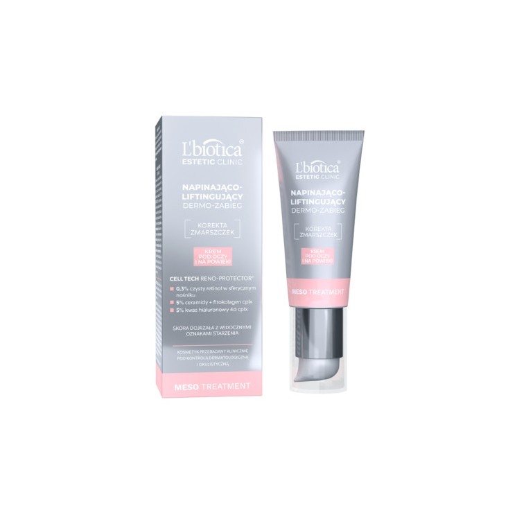 L'biotica Meso Therapy Dermo-zabieg Krem pod oczy napinajaco-liftingujący 15 ml
