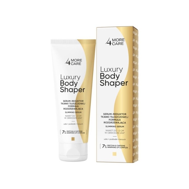 More 4 Care Luxury Body Shaper rozgrzewające Serum-reduktor tkanki tluszczowej Uda, pośladki i brzuch 150 ml