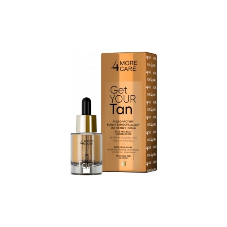 More 4 Care Get Your Tan samoopalający Eliksir do twarzy i ciała 15 ml