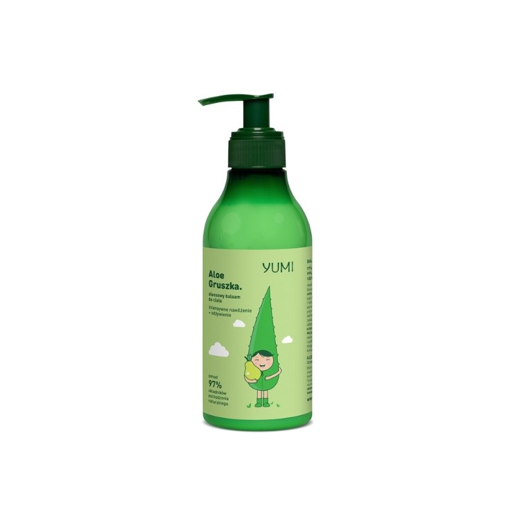 Yumi aloesowy Balsam do ciała intensywnie nawilżający Gruszka 300 ml
