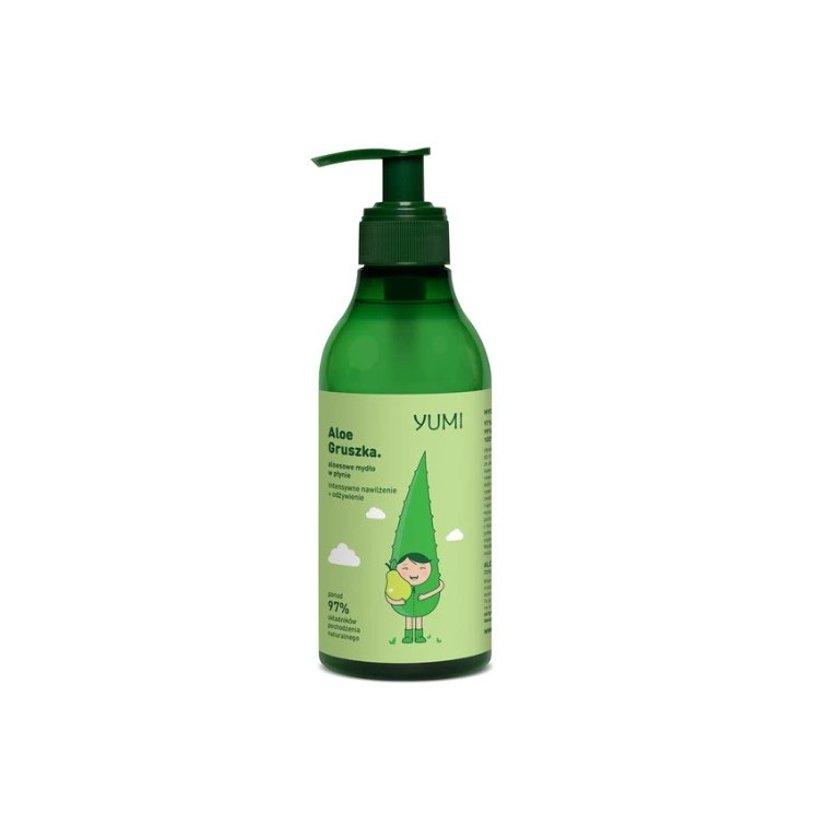 Yumi Aloe Intensief hydraterende vloeibare handzeep Peer 300 ml(30-06-2025)