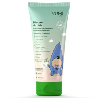 Yumi Baby AZS nawilżające Mleczko do ciała od pierwszego dnia życia 200 ml Yumi Baby AZS nawilżające Mleczko do ciała od pierwszego dnia życia 200 ml