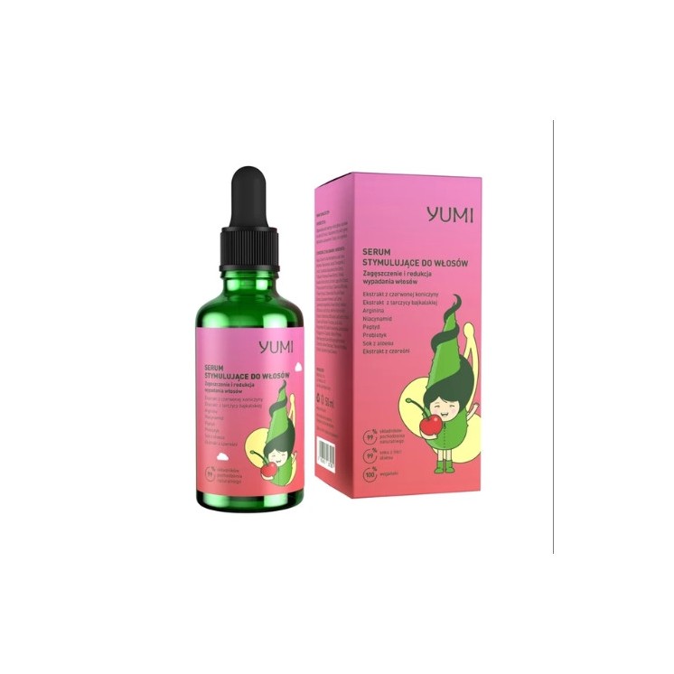 Yumi stymulujące Serum do włosów zagęszczenie i redukcja wypadania włosów 50 ml