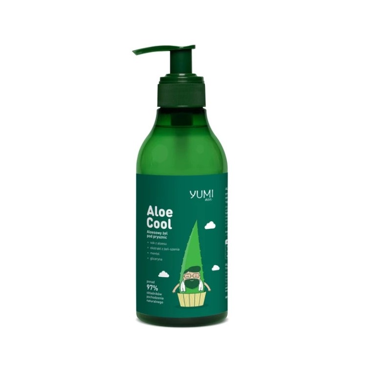 Yumi Men aloesowy Żel pod prysznic Aloe Cool 400 ml