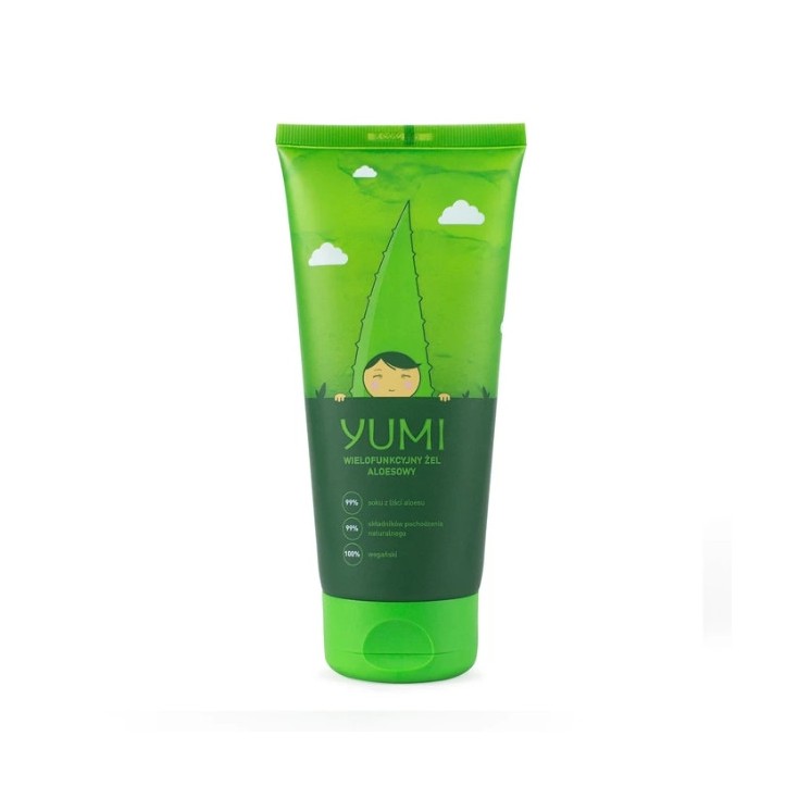 Yumi multifunktionales Gesichts- und Körpergel 99 % Aloe 200 ml
