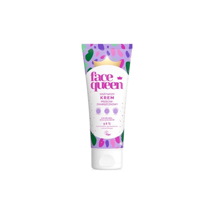 Face Queen odżywczy Krem do twarzy przeciwzmarszczkowy 50 ml