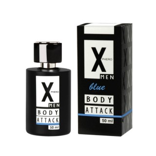 X-Phero Body Attack Blue Perfume with pheromones for men 50 ml