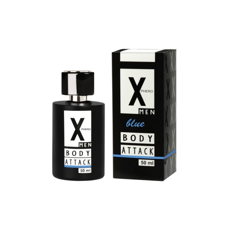X-Phero Body Attack Blue Perfume with pheromones for men 50 ml